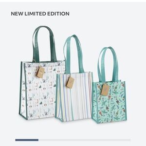 Norwex Limited Edition Gift Bags - Teal and Multicolor NWT